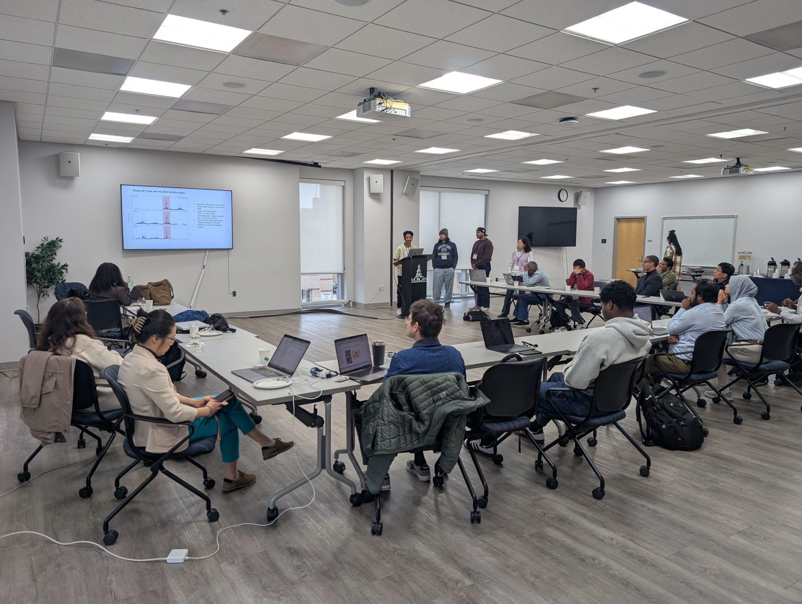 Beltsville Researchers and Students share their research at Morgan State University